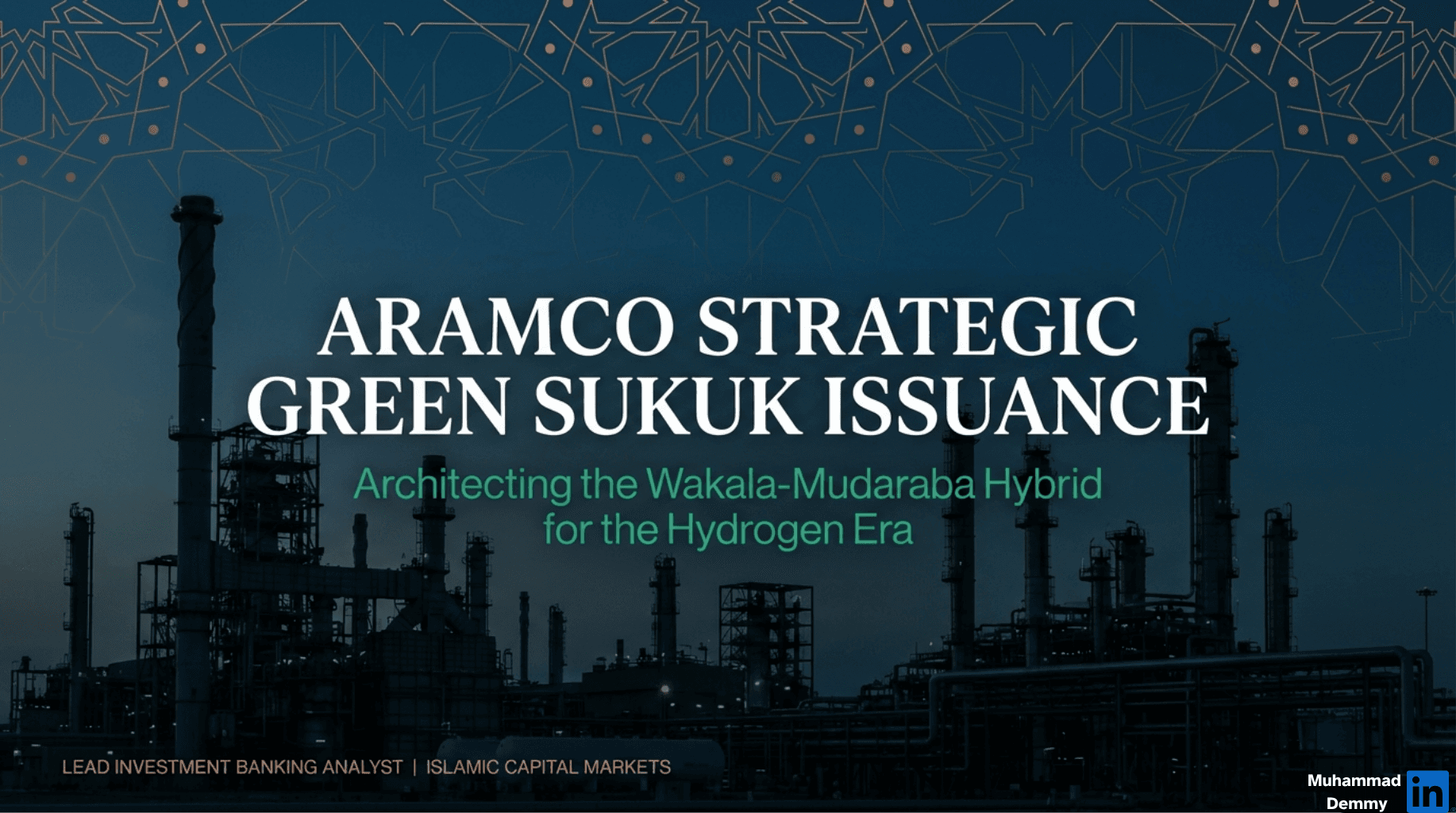 Islamic Finance Work Experience